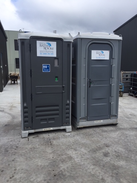 portable show & toilet combo - hire them together